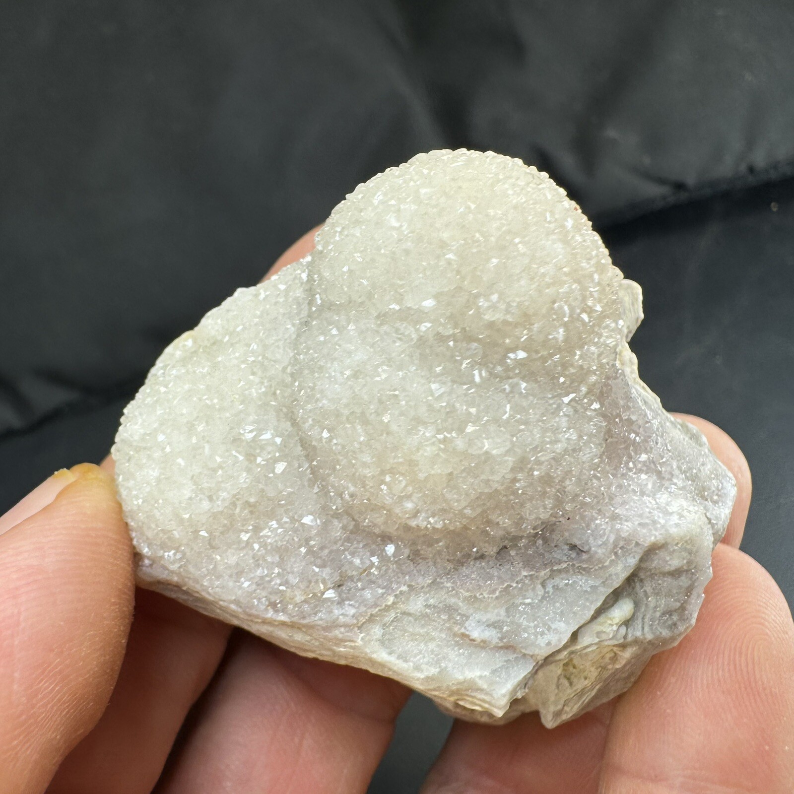Lot of 5 Quartz Crystal Druse Clusters on Lace Agate | Missouri