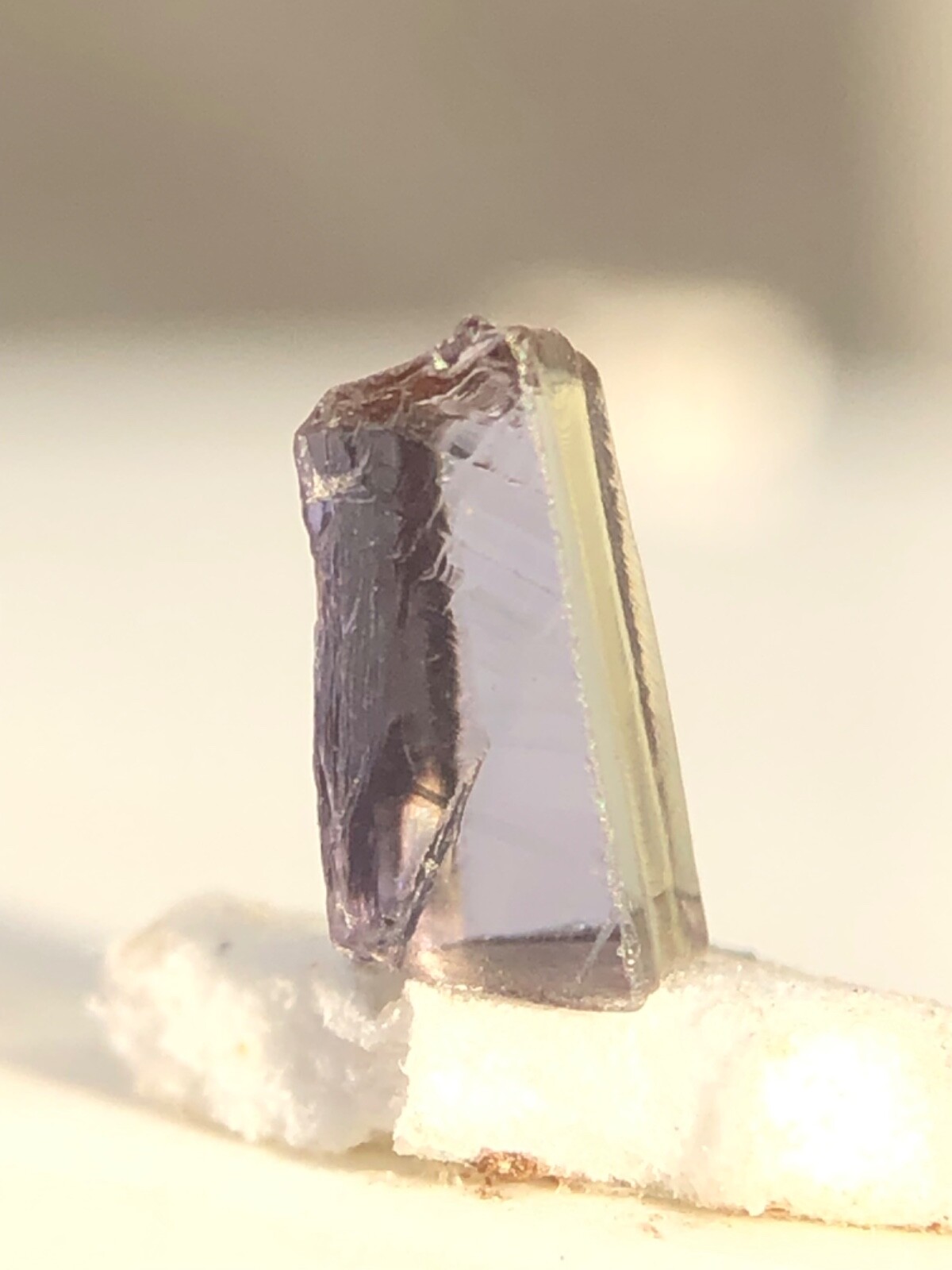 Natural Tanzanite, Purple Grey, Bio Zoisite Crystal, Eye Clean Tanzanite Rough