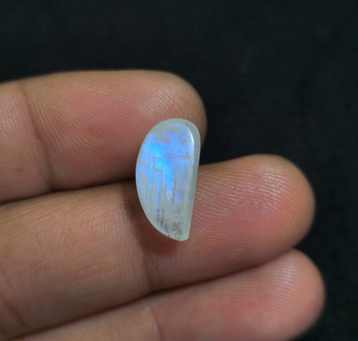 16×13.50×6 mm Ravishing Rainbow Moonstone Cabochon Loose Gemstone For Jewelry