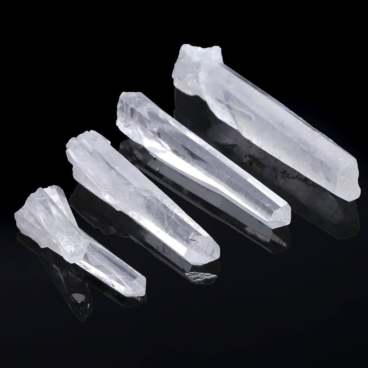 Natural Irregular Quartz Crystal Points Gift Set – 0.44lb (20-35 pcs) for Decor