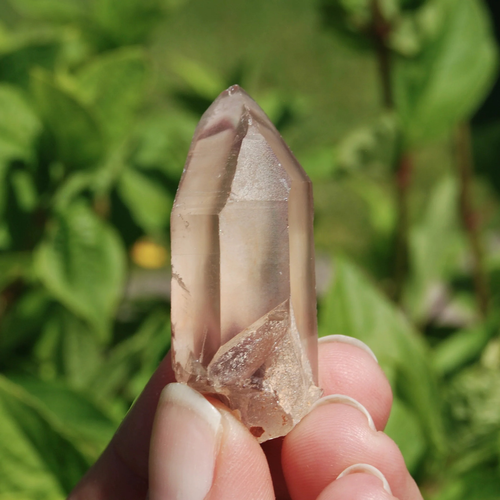 1.8in 22g Rare Pink Lithium Lemurian Quartz Crystal, Brazil c9