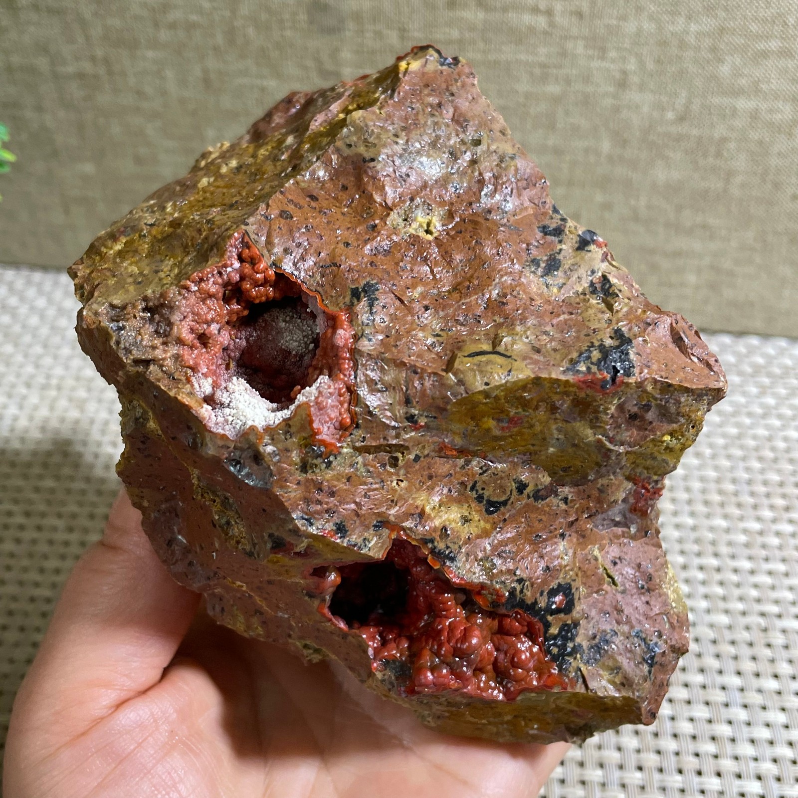 587g Raw Carnelian Stone Rough Red Gemstone Mineral Specimen