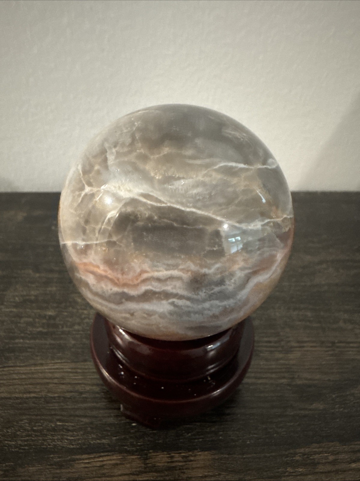 Polychrome Jasper Crystal Sphere 371 Grams 64 mm