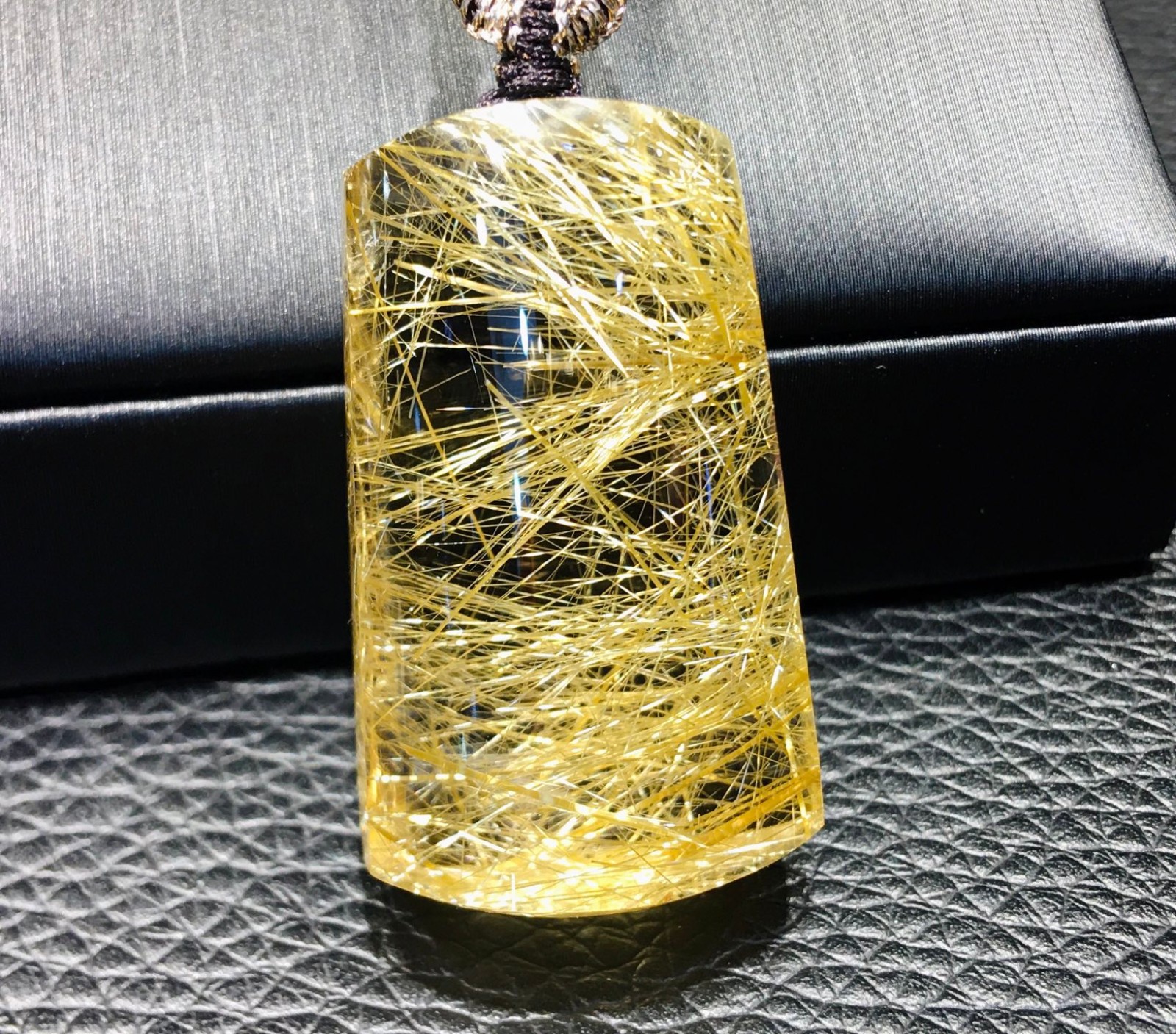 13.9G Natural Brazilian Titanium Crystal No Matter Brand Crystal Pendant