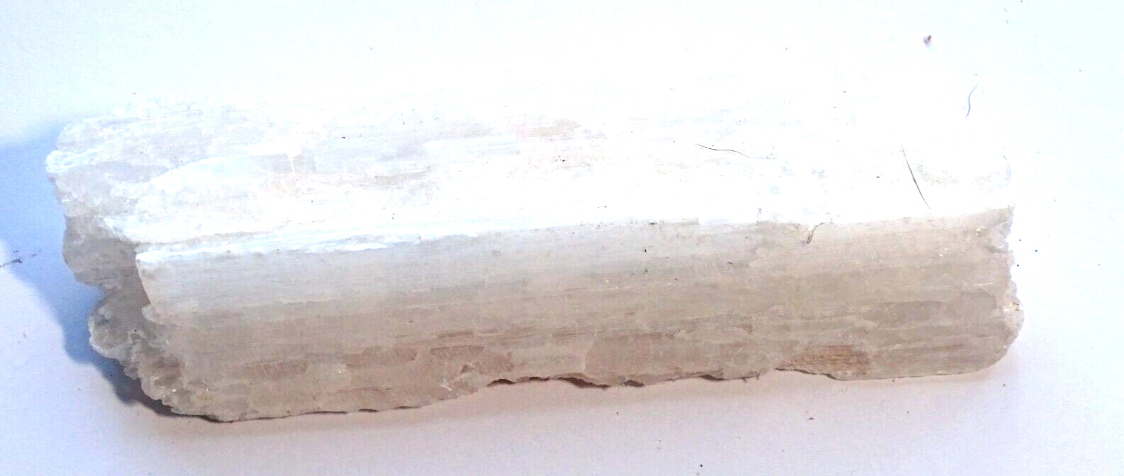 NATURAL SELENITE PIECE – 13.5 x 4.5 x 2 cms 173 gms – Selene moon goddess