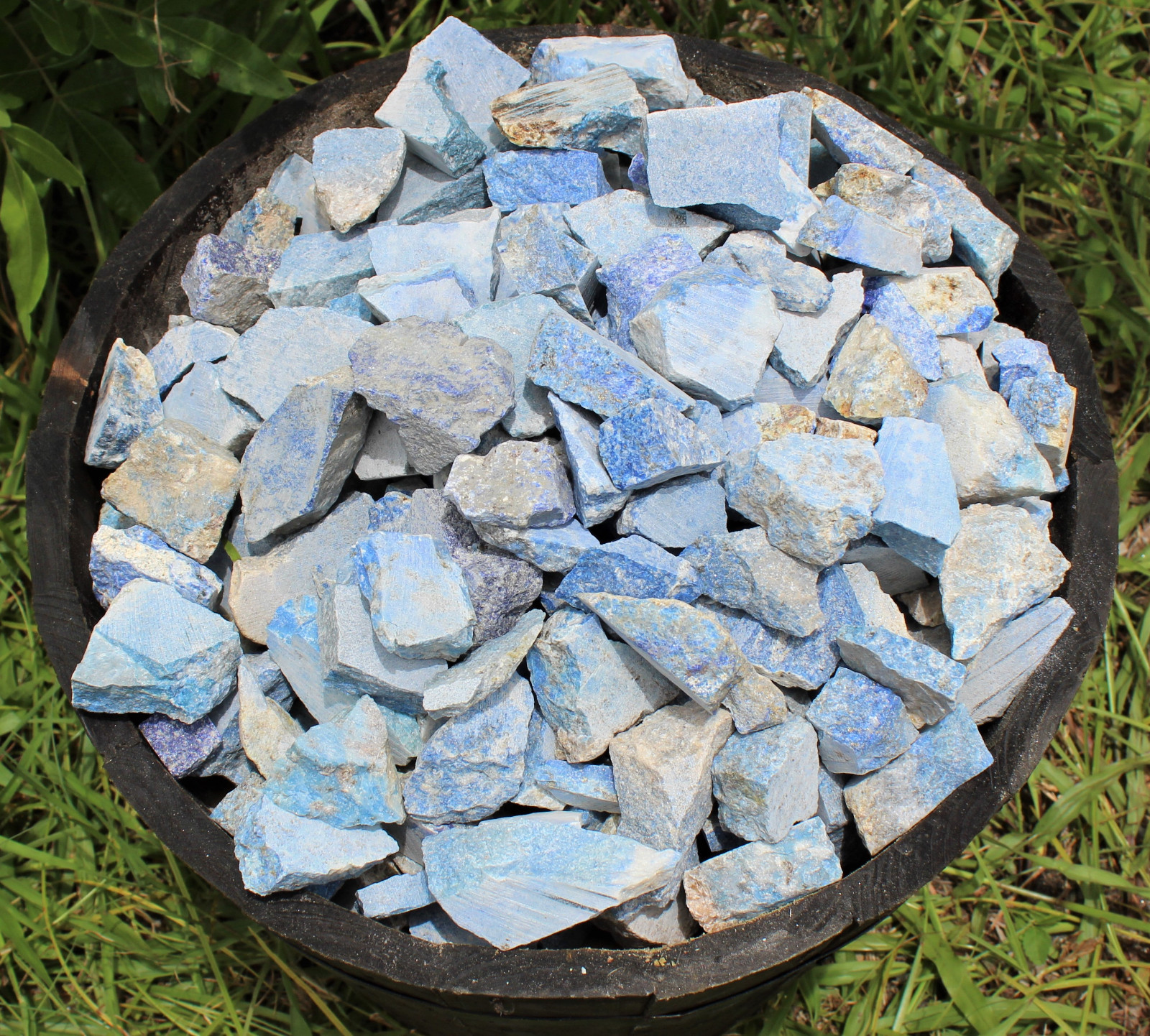 Natural Rough Lapis: 1 Piece (Blue Raw Crystal Gemstone Specimen)