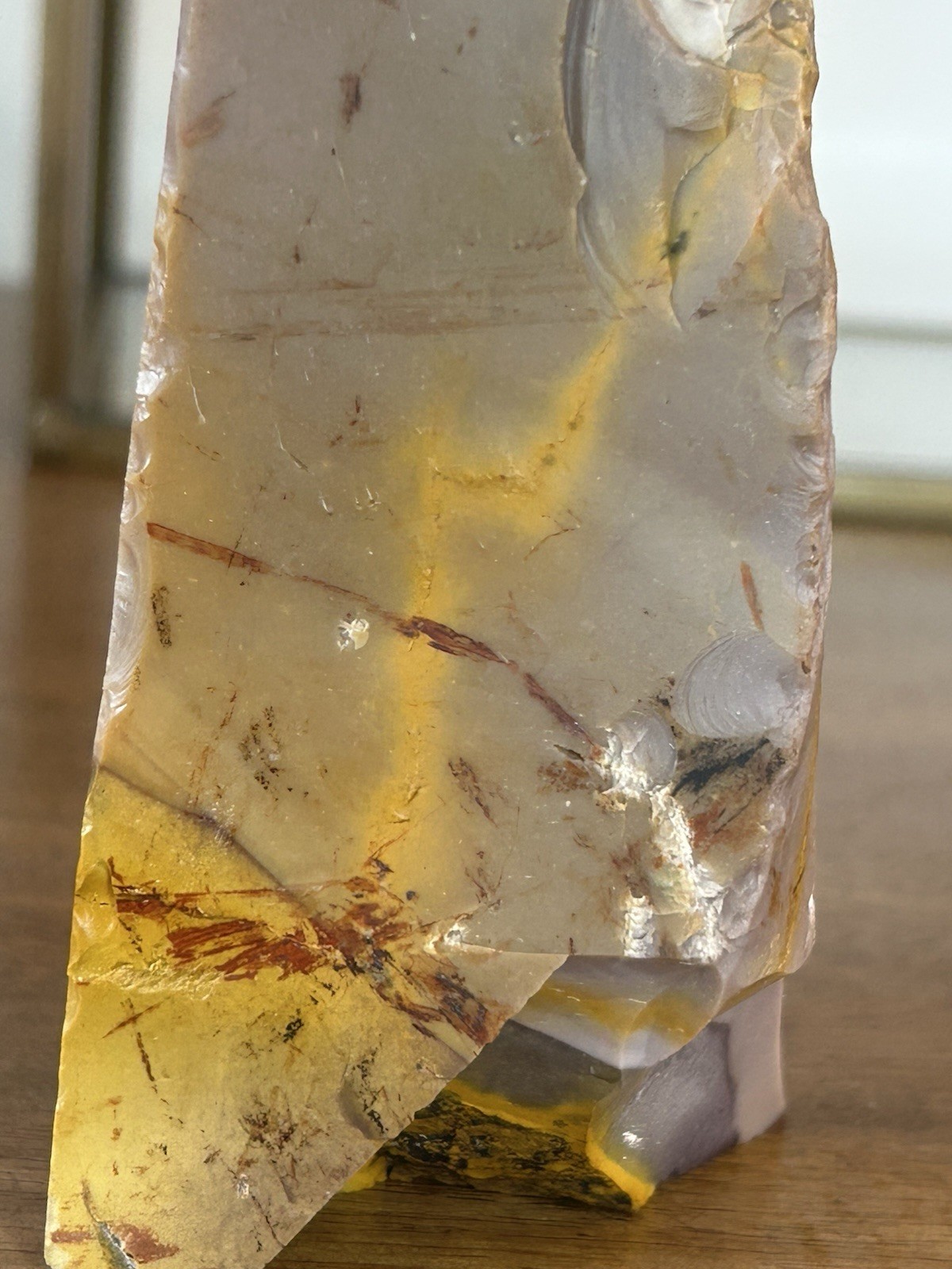 Large Natural Australian Mookaite Jasper Tower 5.5” 1lb 10oz Crystal Point