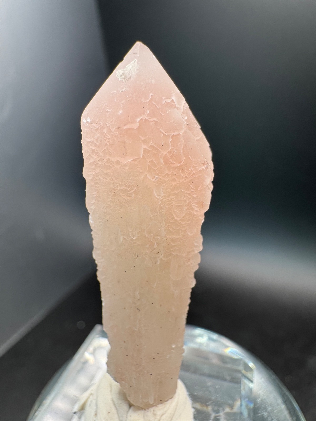 6594 Rare Double Terminated Pink Candle Quartz Inner Mongolia 10g