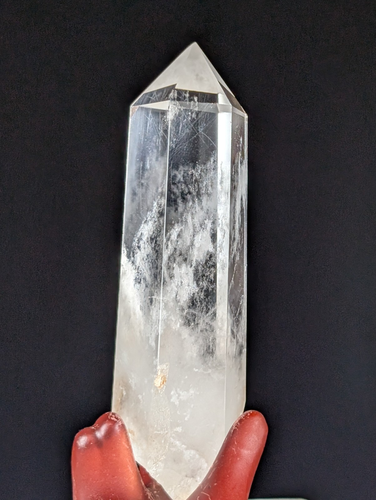 Clear Quartz Tower Raw Polished Point Crystal Gemstone Wand Chakra