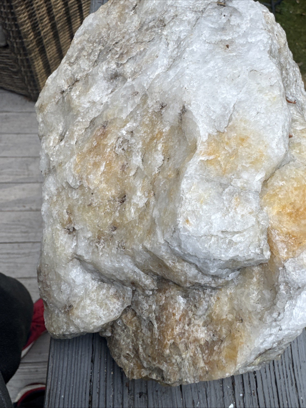 Milky White Quartz, Beautiful Rock Found Near Lakes Region Of New Hampshire 10LB