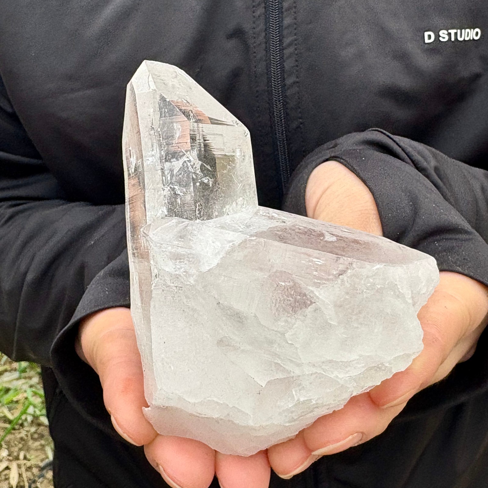 300G A+++Natural white Crystal Himalayan quartz chunk mineralsls