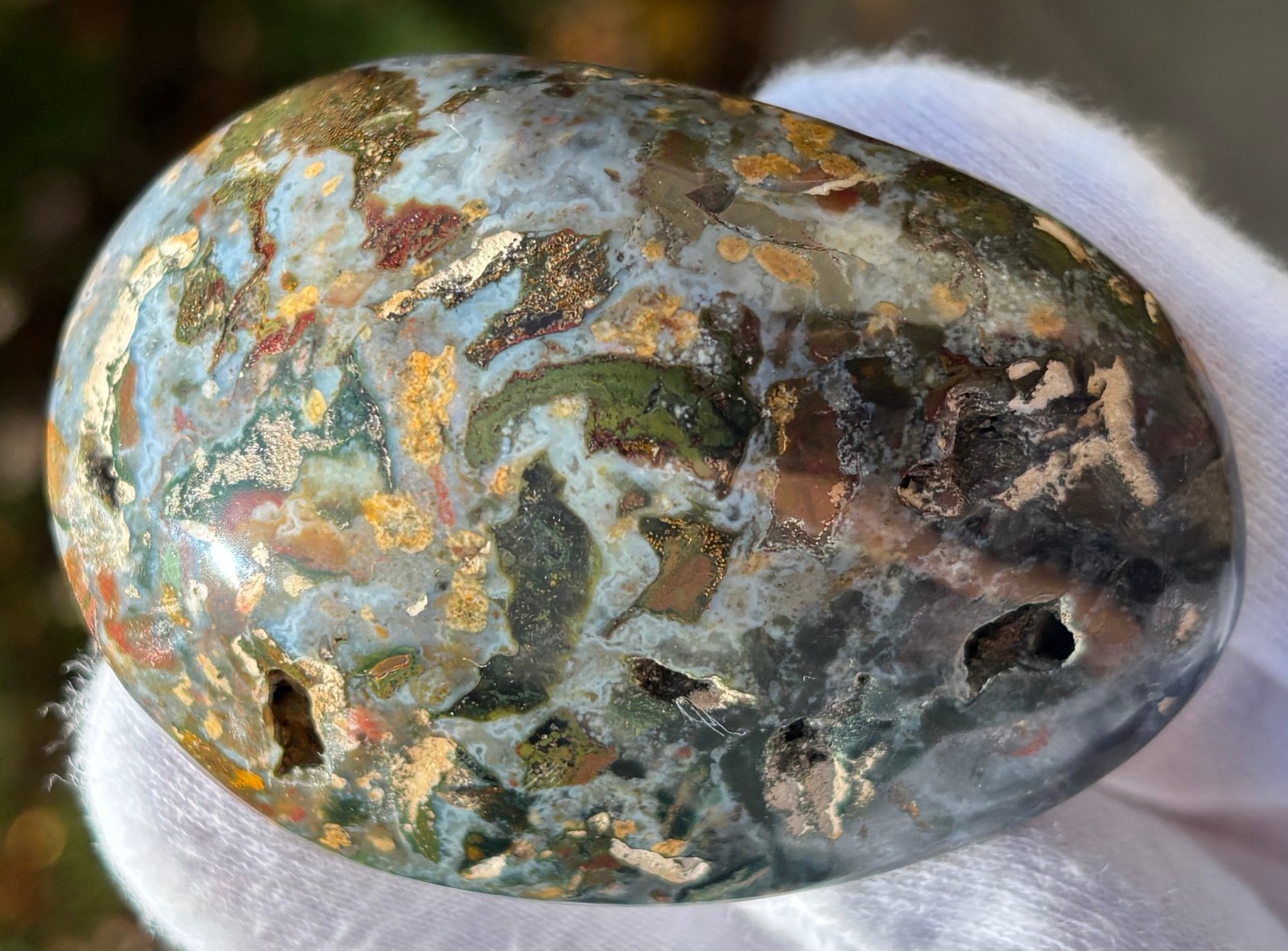 USA SALE 242g LOT OCEAN JASPER OJ PALMSTONES PALM STONES Palm Stone