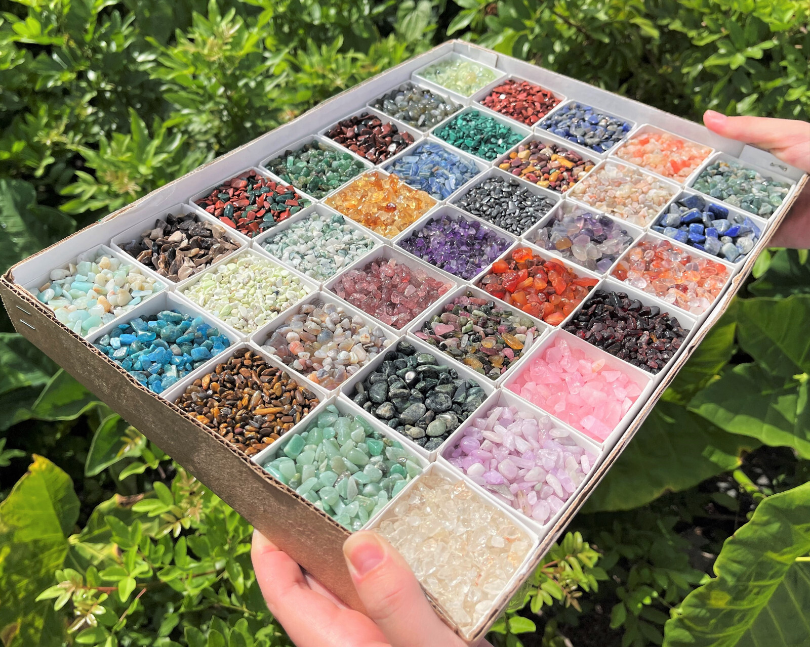 Genuine Gemstone Chips Bulk Lots – HUGE RANGE – Undrilled Semi Tumbled Stones