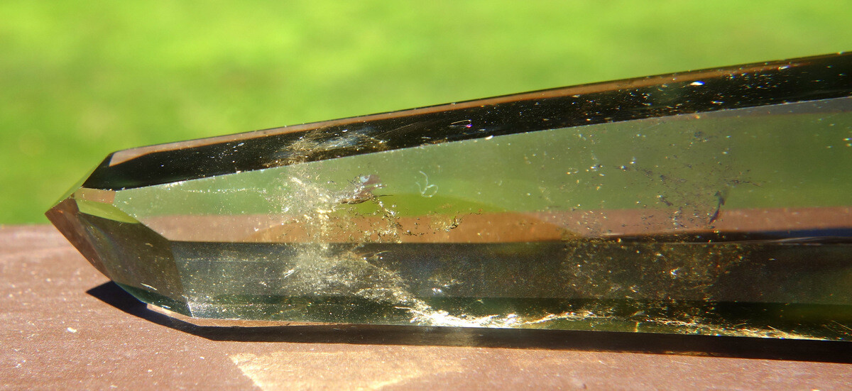 Double Terminated Golden Citrine Crystal ~ Madagascar Polished