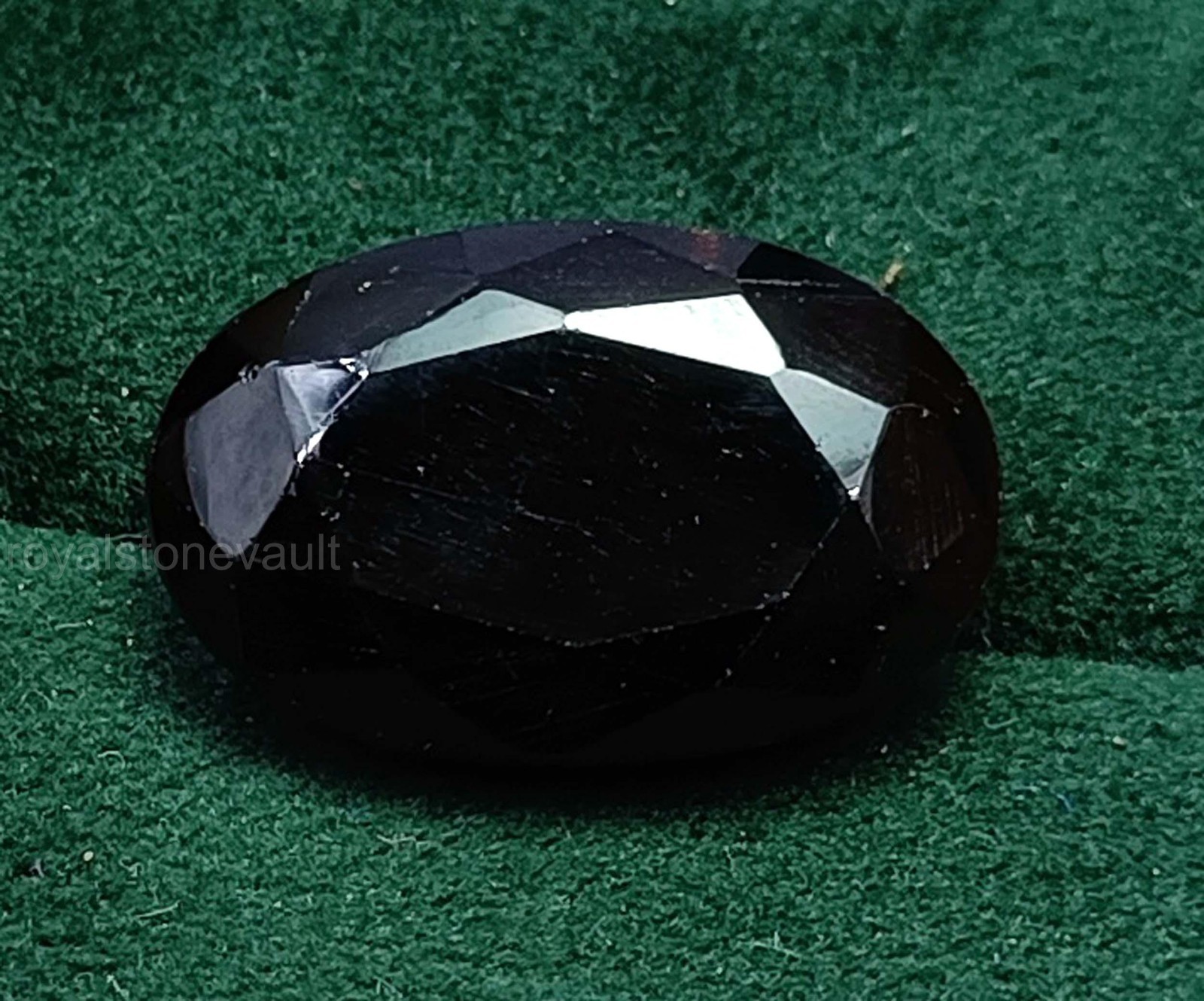 IGL Certified Natural Brown Garnet 27.65 Carat Oval Shape Loose Gemstone 5SDI