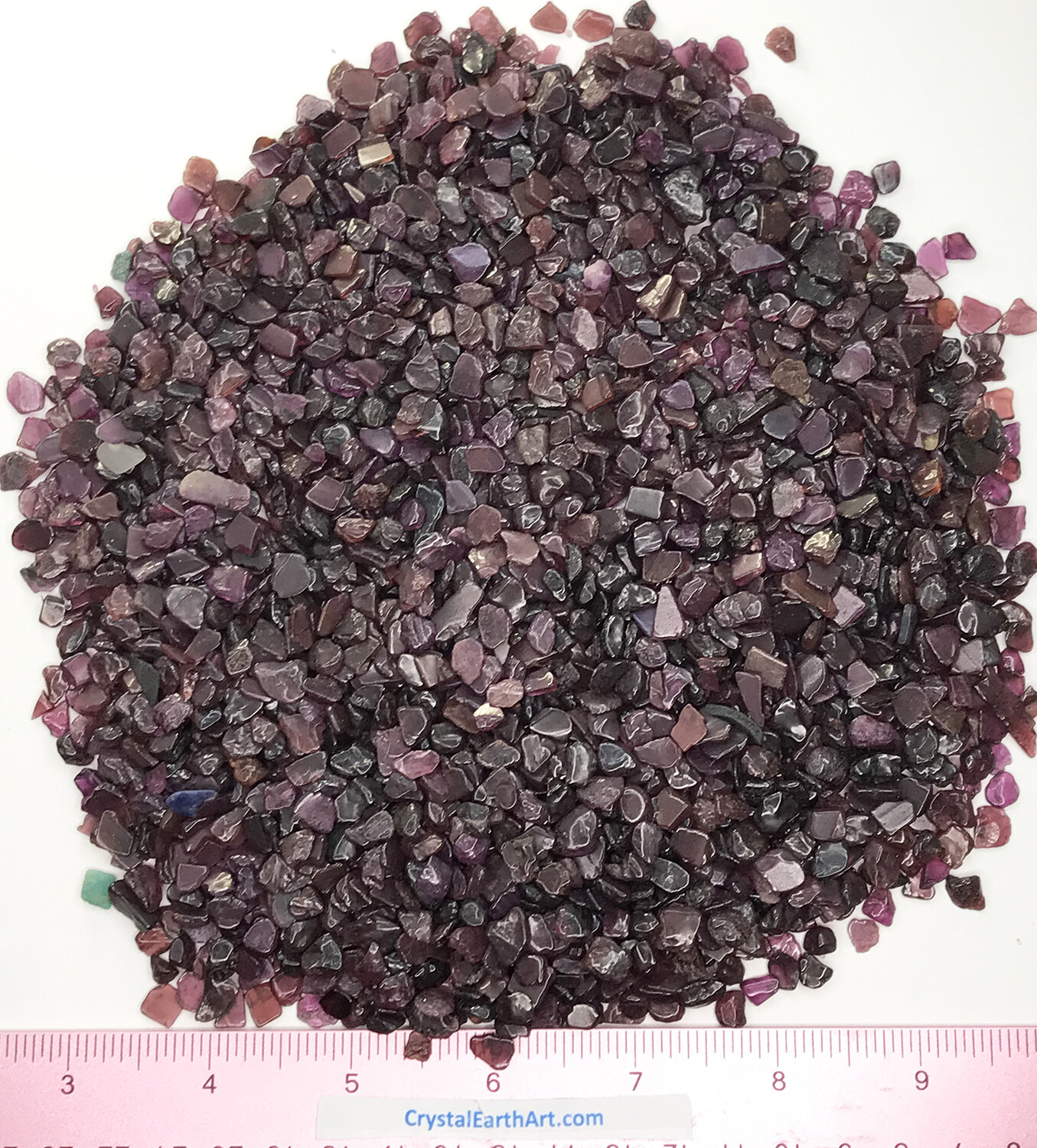 Garnet purple polished Mini ( size 3/16″ to 1/4″ or 5-7mm) 1 lb