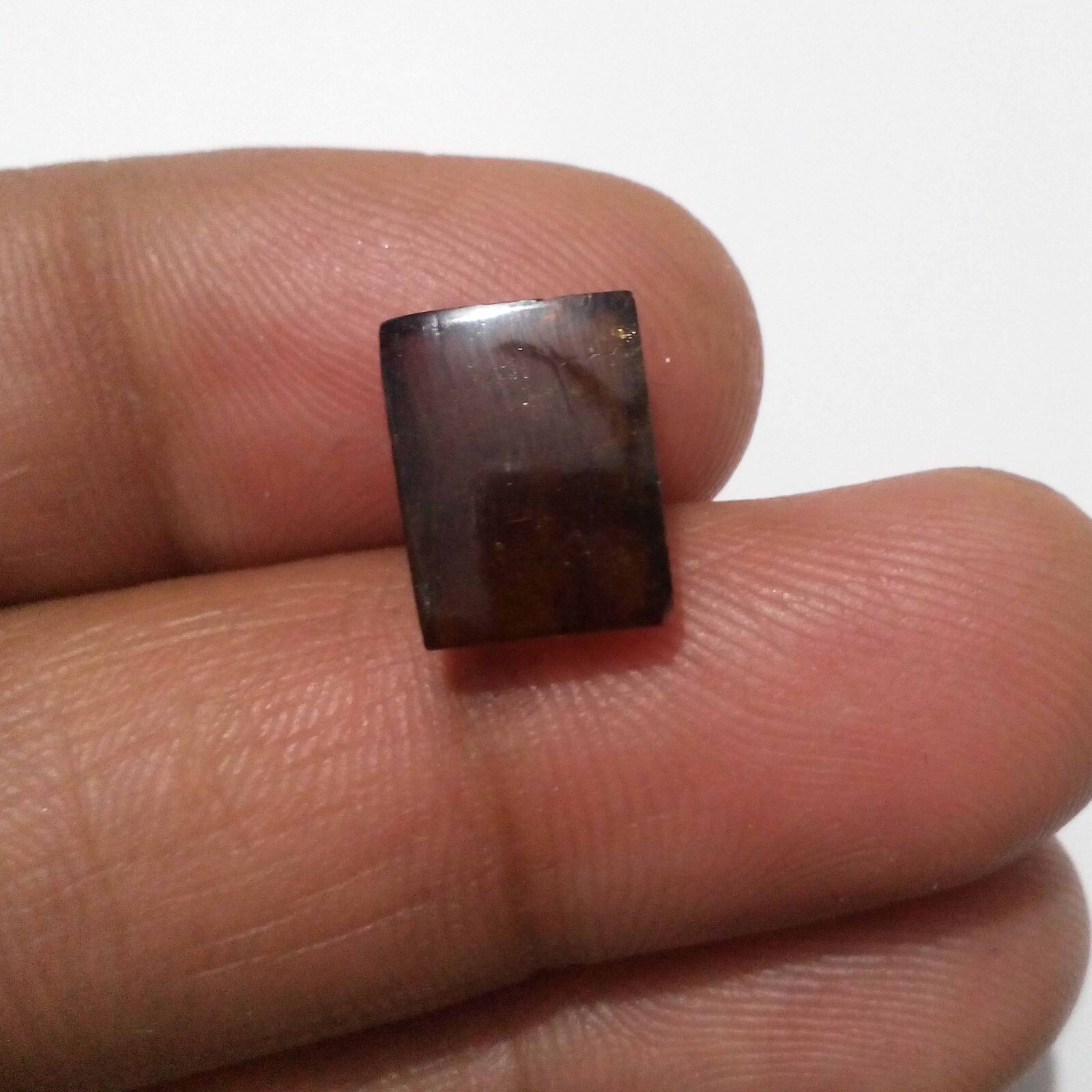 Glowing Fine Petroliam Tourmaline Cabochon Octagon Shape 7.35 Crt Loose Gemstone