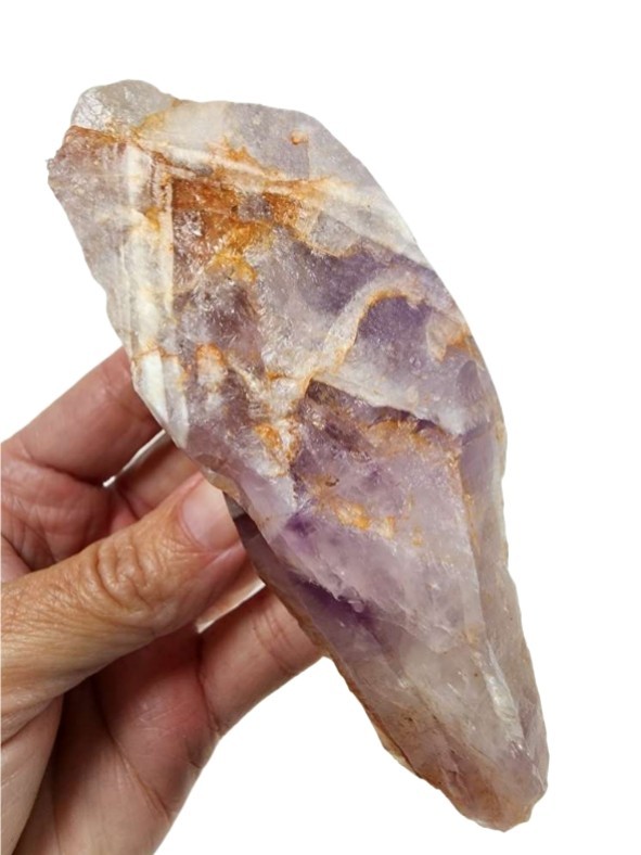 Amethyst Hematite Crystal Point 194.3 grams