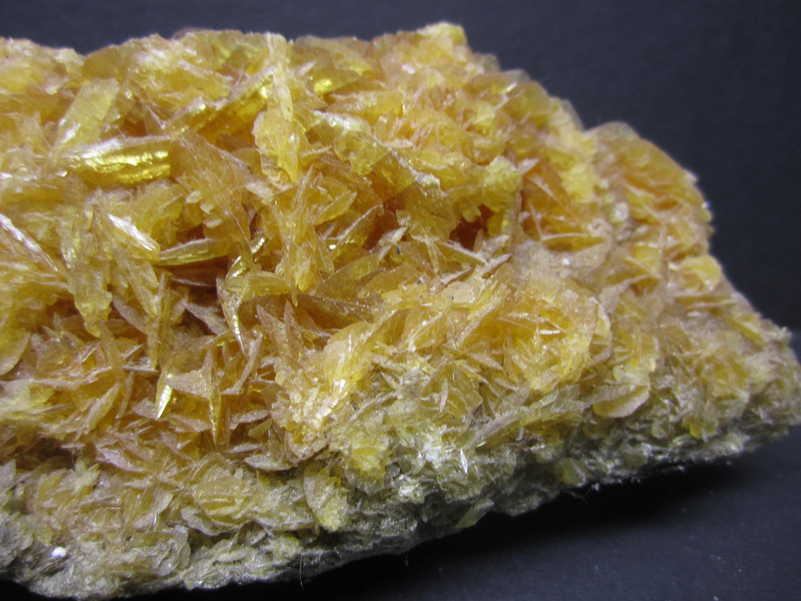 Orange Selenite Crystal Cluster, Salinas de Otuma, Peru #3