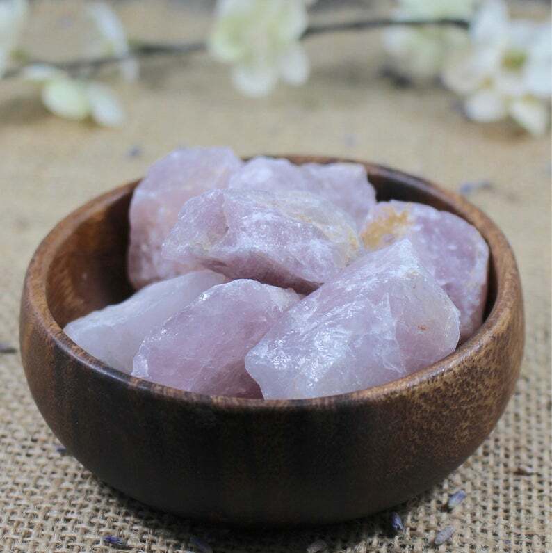 Quartz Crystal Beginner Set Starter Kit w/ 6 Raw Natural Minerals & Stones Geode