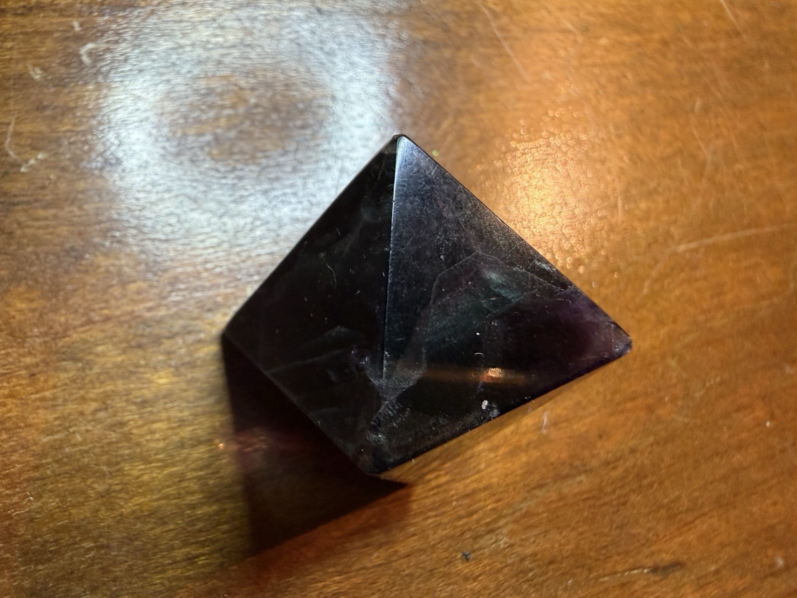 Fluorite Octahedron Natural Cleaved Polished Stunning Colors