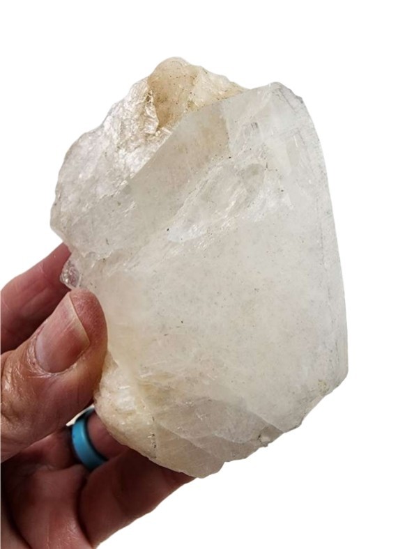 Clear Apophyllite Cluster 150.1 grams.