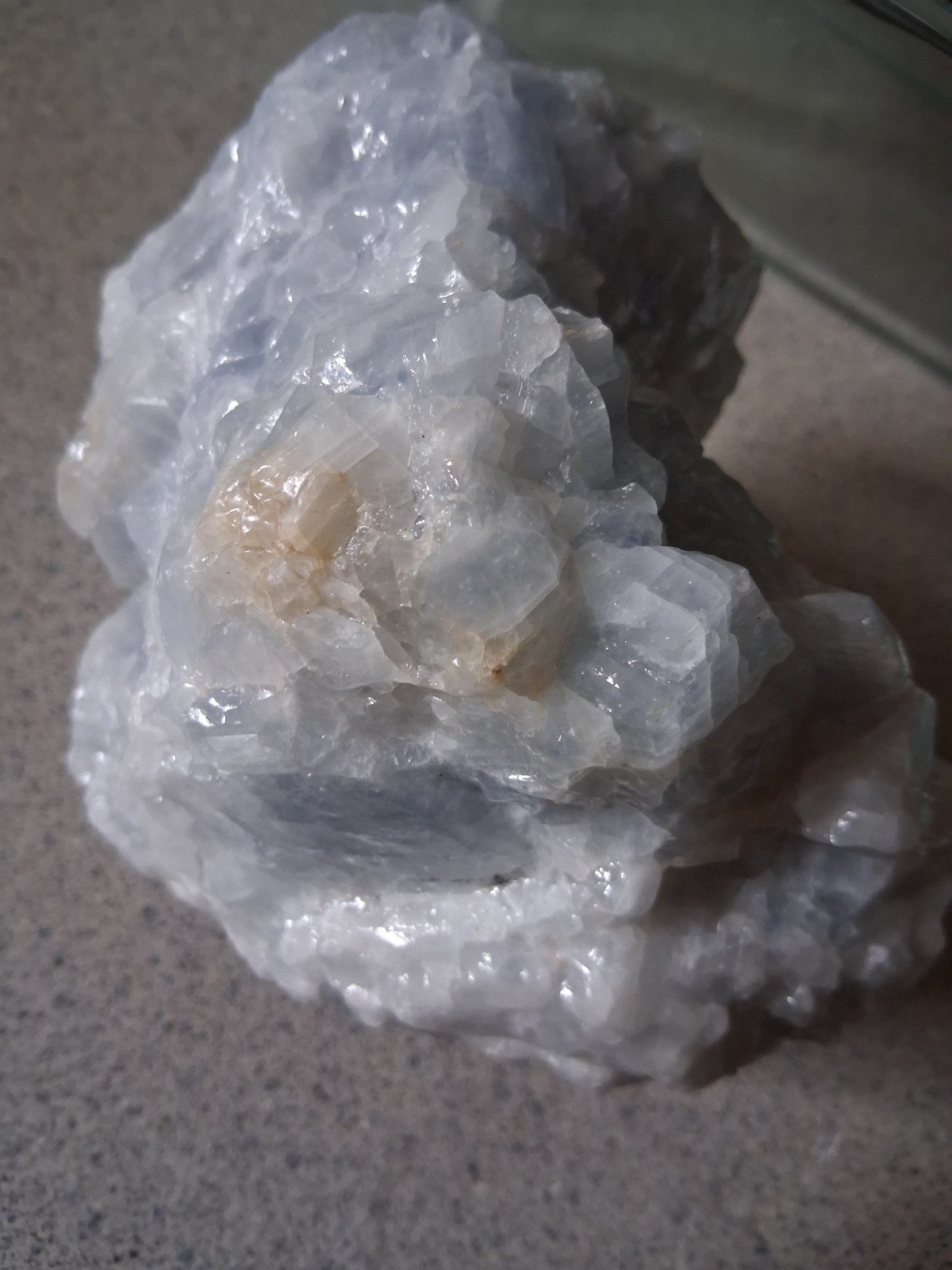 Large Natural Sky Blue Raw Calcite Specimen 2.78lbs Heritage Crystal Gem Stone