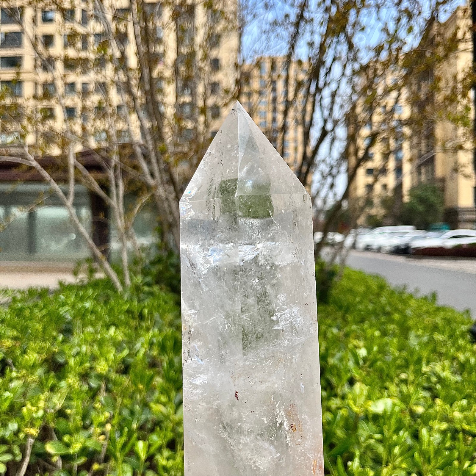 Natural Clear Quartz Crystal Point Tower Wand Reiki Healing Chakra Stone 5.4 lb