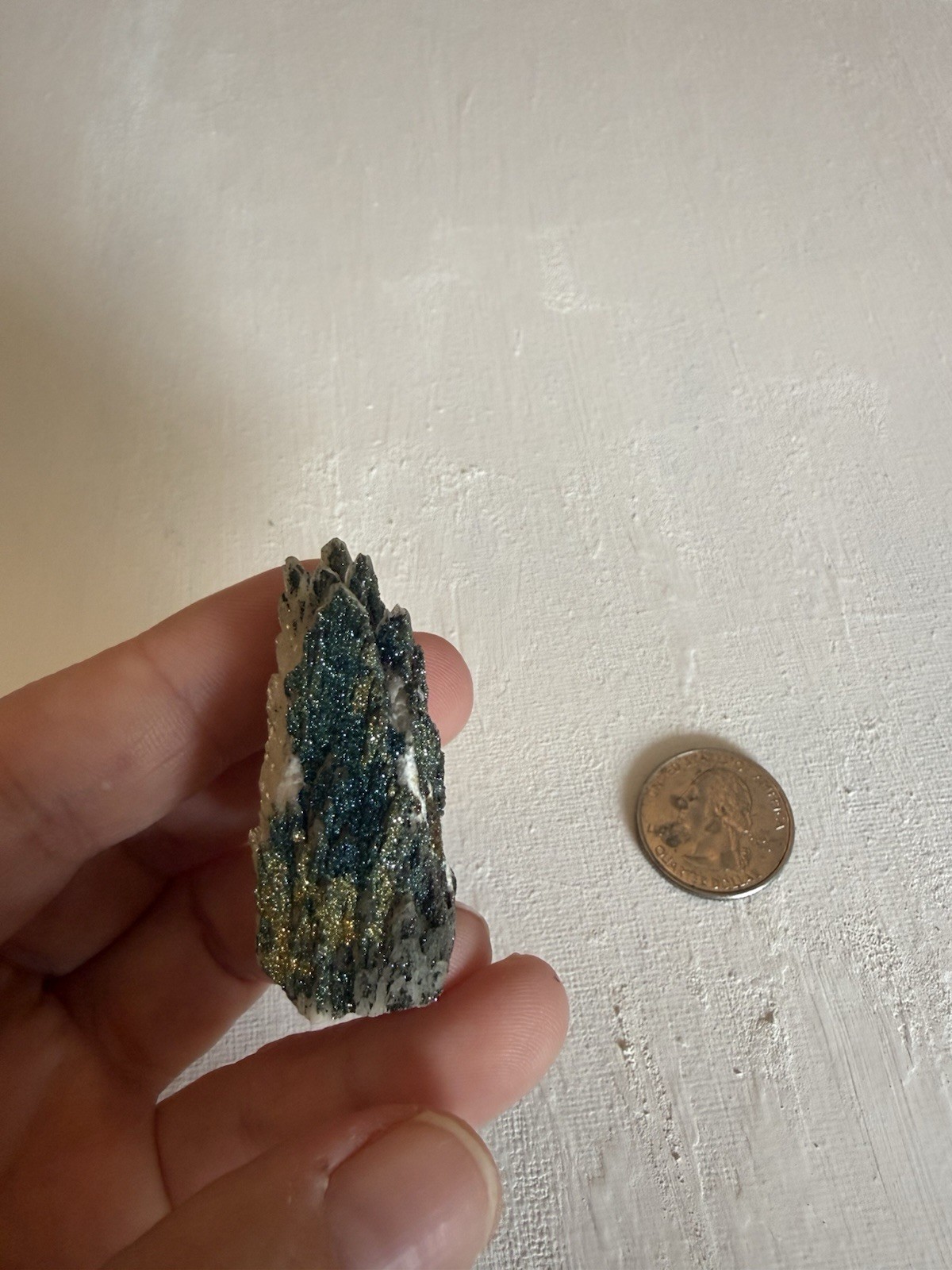Chalcopyrite on Calcite Daye Co., Huangshi, Hubei, China