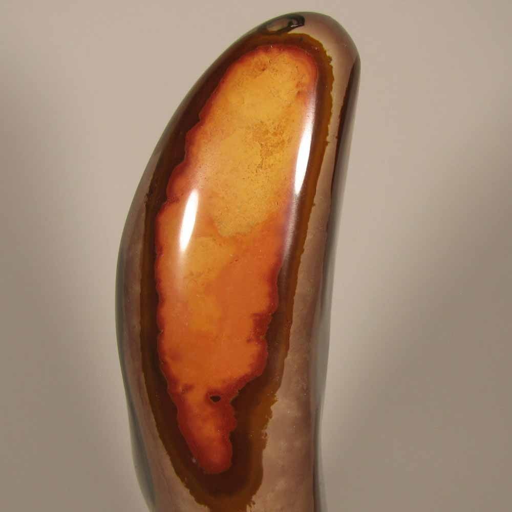 5.4″ POLYCHROME JASPER Gemstone Polished Freeform Standup – Madagascar – 1.6 lbs