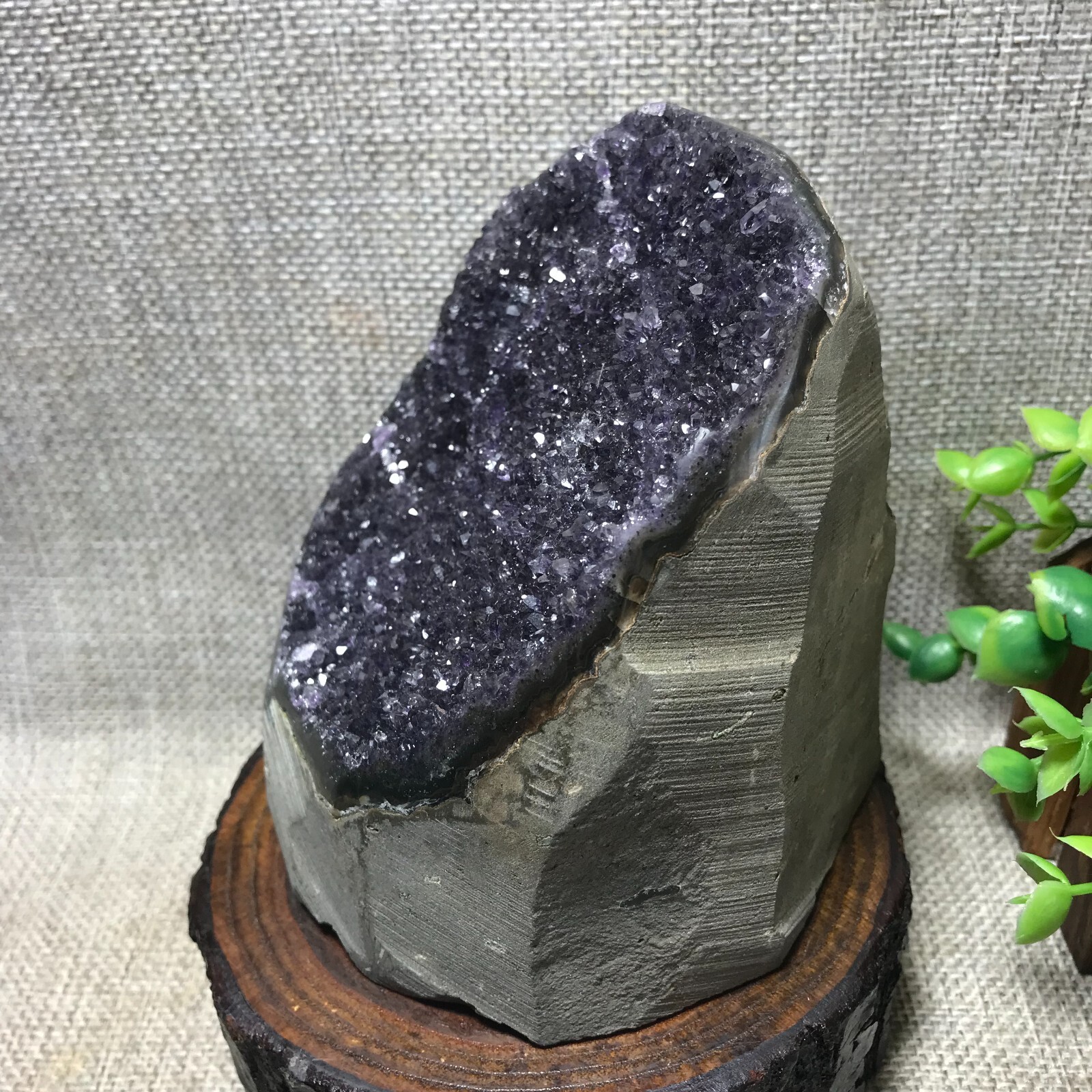 1281g Natural Amethyst Cluster Geodes Cut Base Quartz Crystal Healing 44