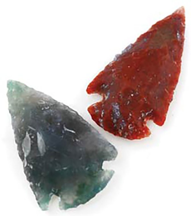 Bulk Lot of 100 Mixed Small Arrowhead Stones Crystals 1-2″ (Appearance Varies)