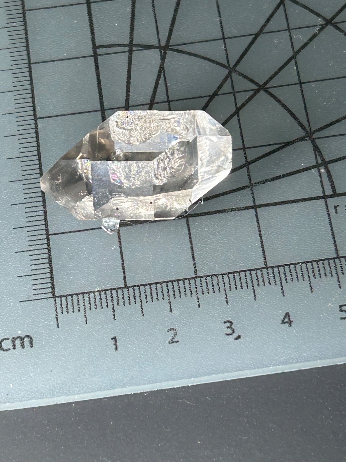 Herkimer Diamond Crystal * Trapped Air Pocket* Super Clear