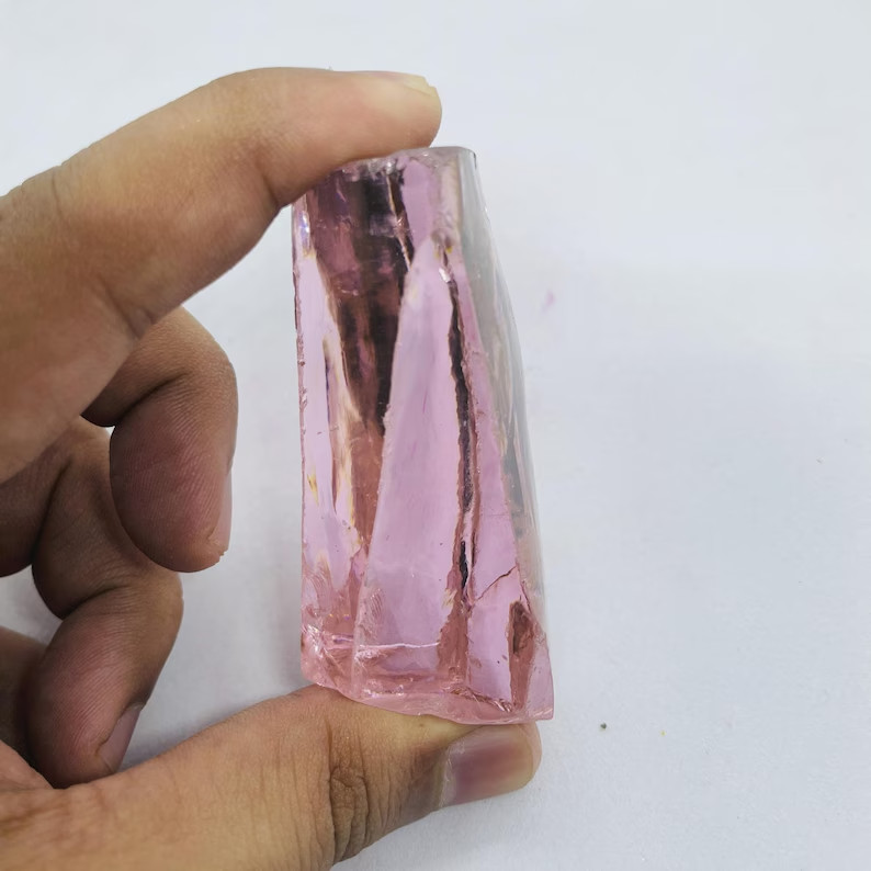 Pink Zircon Raw Untreated Crystal 150-250CT Natural Rough Gemstone