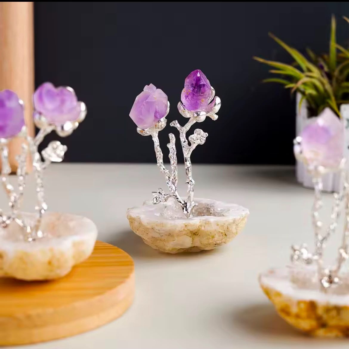 1pc Natural Amethyst Geode Crystal Cluster Healing Stone Home Decoration Gift