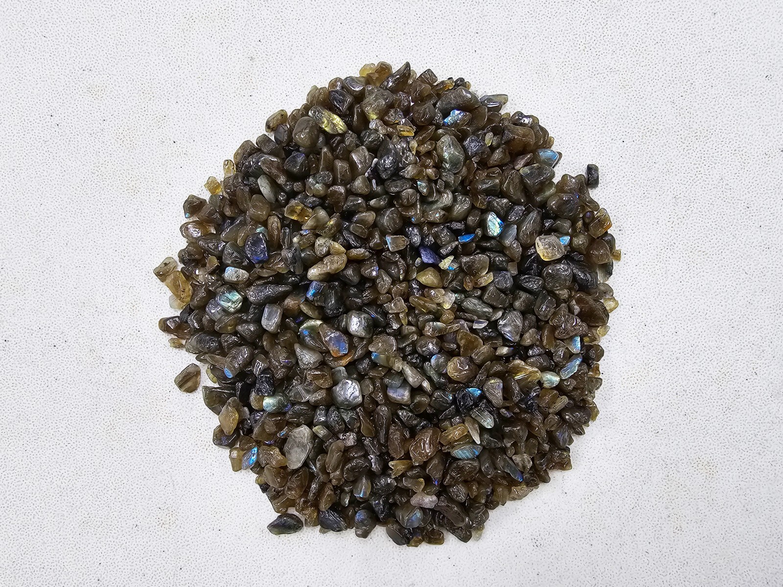 Premium Tumbled Labdradorite Crystal Chips Loose Gemstones Bulk Beads Undrilled