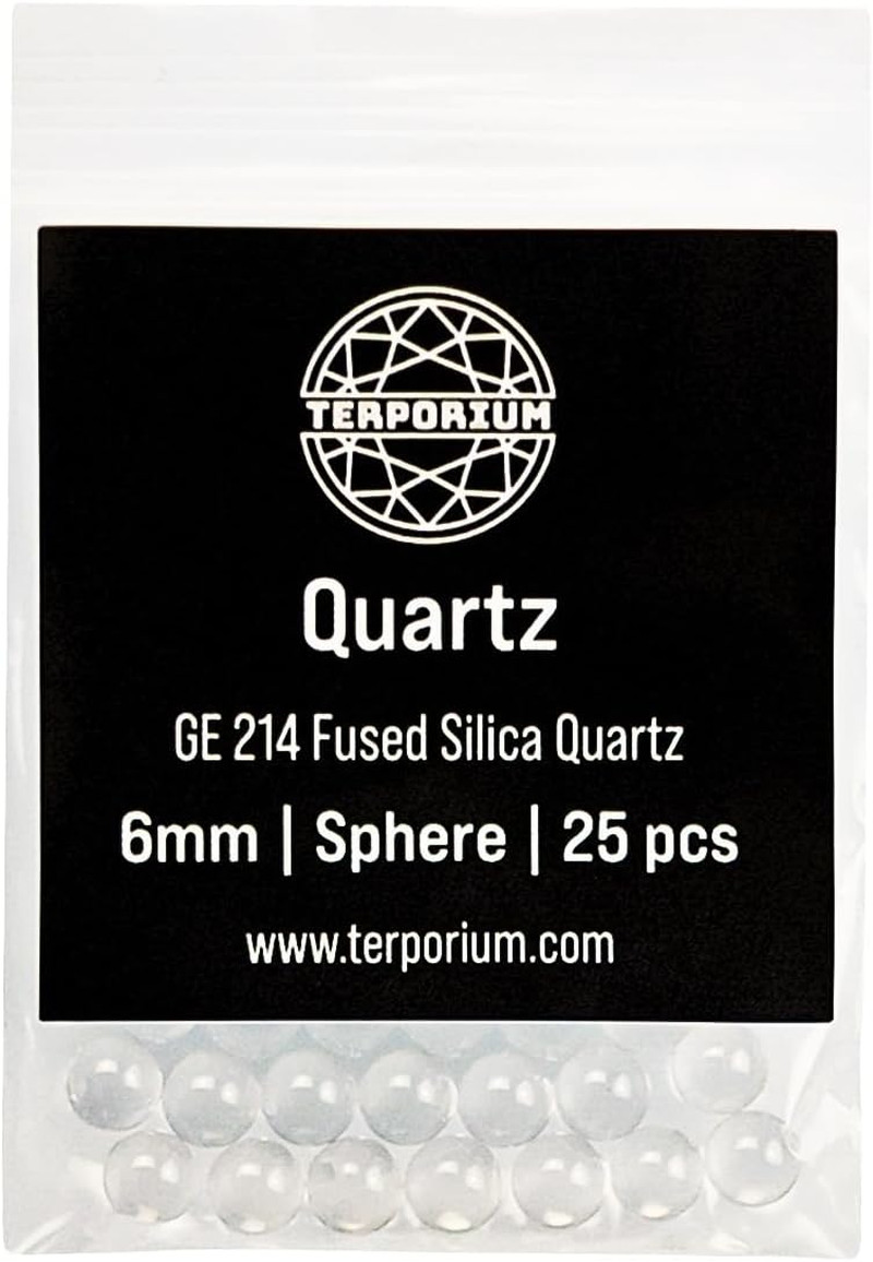 6Mm Quartz Spheres | 100% Quartz | Smooth Flawless 6Mm round Beads Without