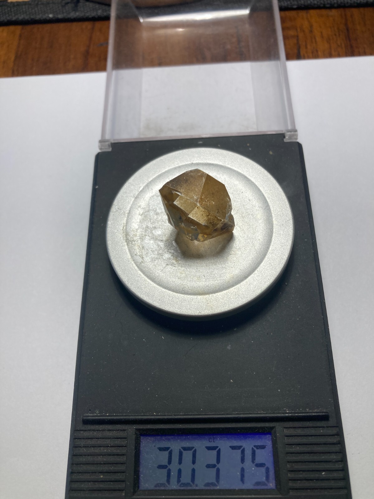 Herkimer NY AA + Diamond NEW TREASURE BOX 23mm x 16mm, 30.38 ct sec B3