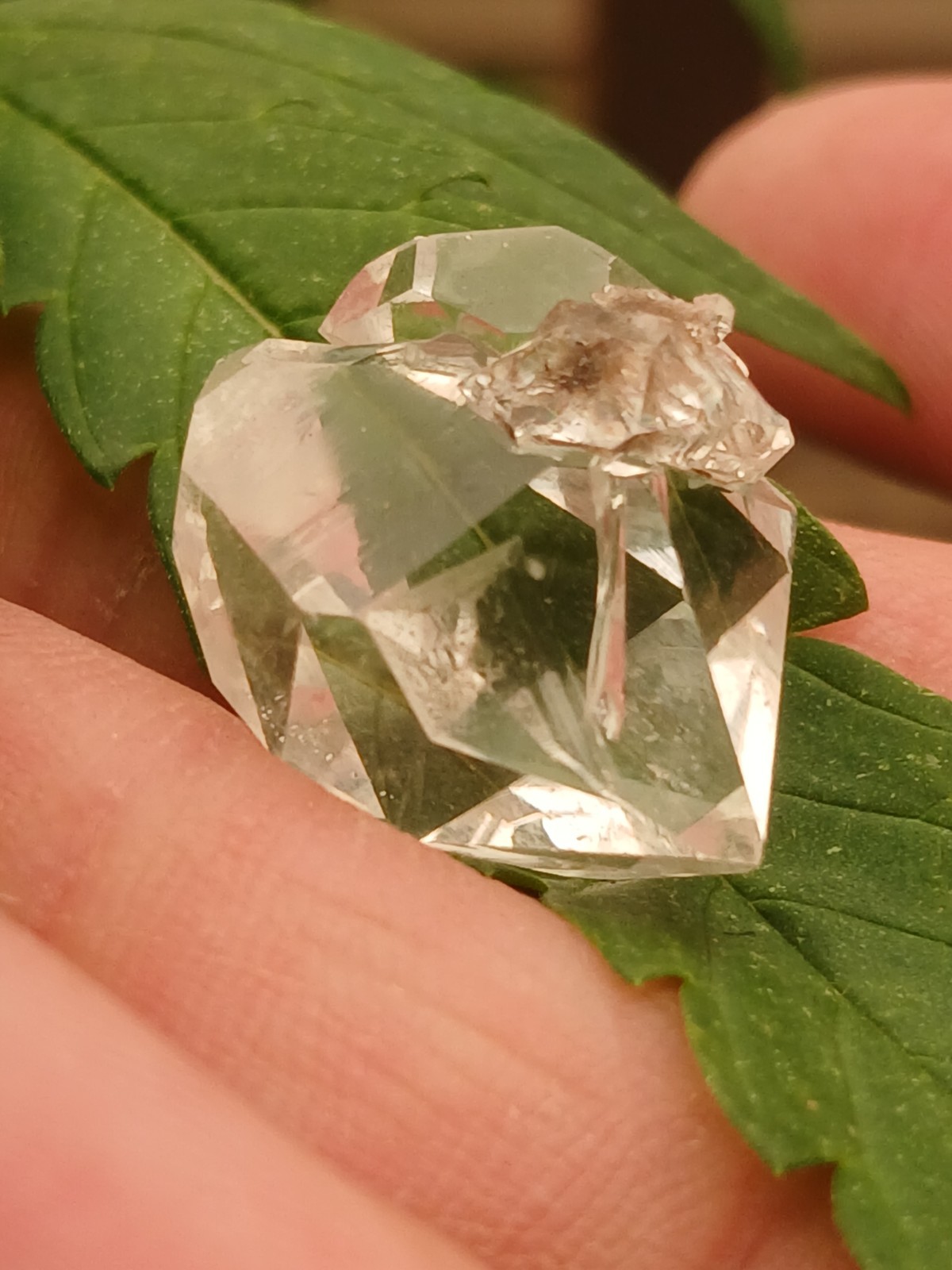 😍 Genuine DT 🌈 Herkimer 💎 6 Crystal Cluster Self Collected In NY ❤️