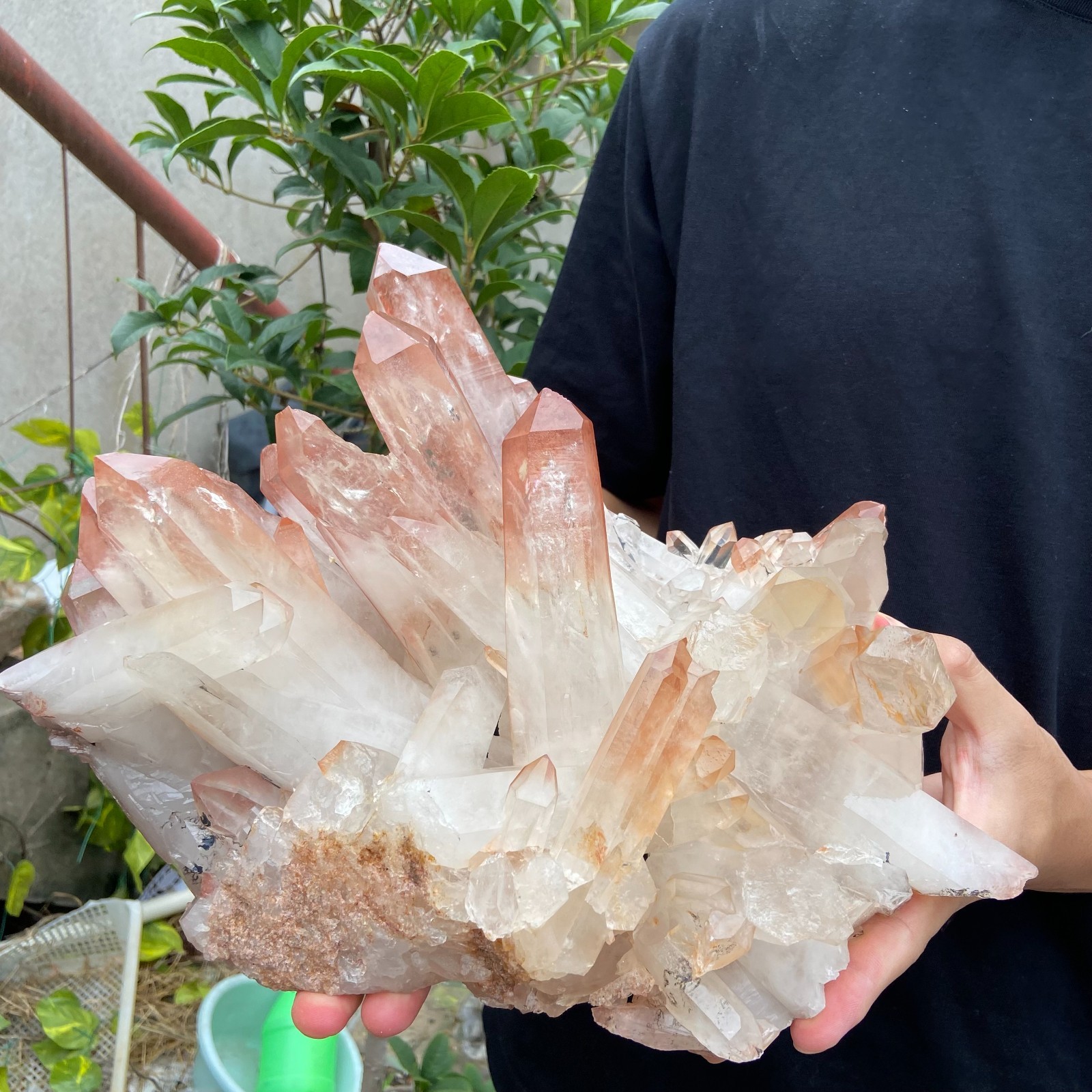 14.3lb Natural Clear White Quartz Crystal Cluster Energy Healing Specimen