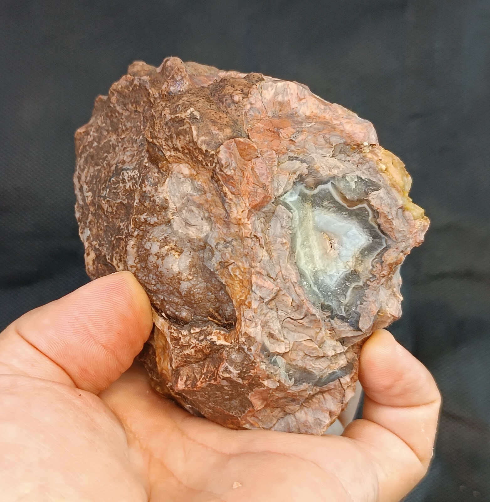 675g/1.49 lb turkish agate stone, collectible ,customs duty included