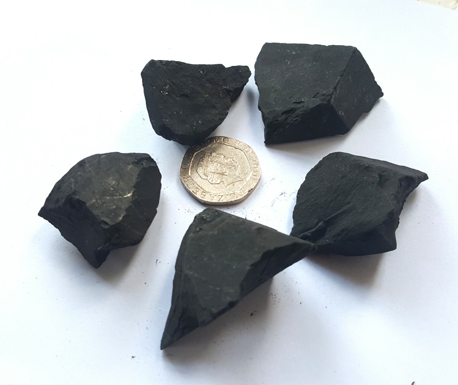 Large Shungite 3 – 4cm Raw Mineral Specimen EMF Water Purifier BUY 2 SAVE 25%