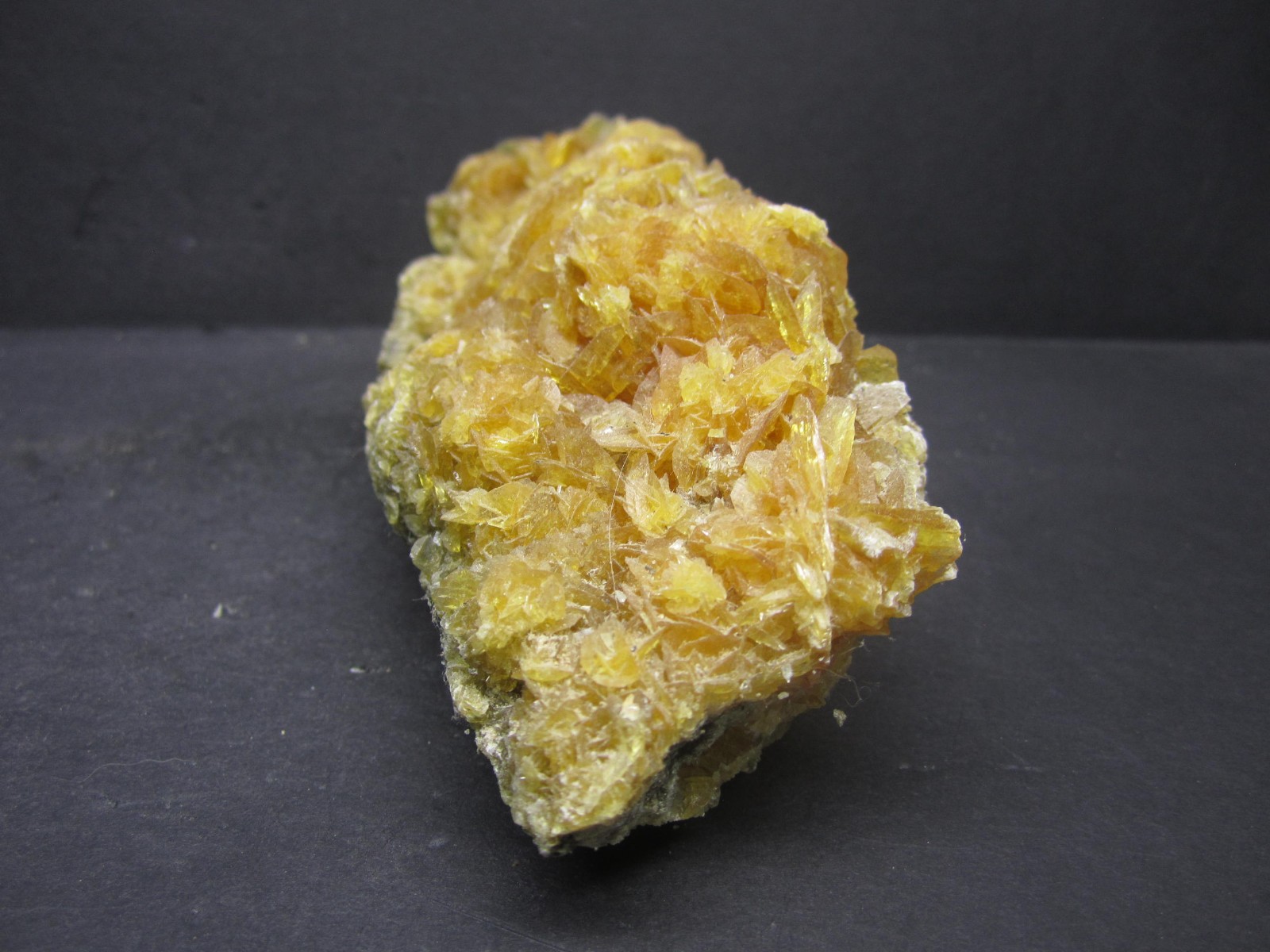 Orange Selenite Crystal Cluster, Salinas de Otuma, Peru #3