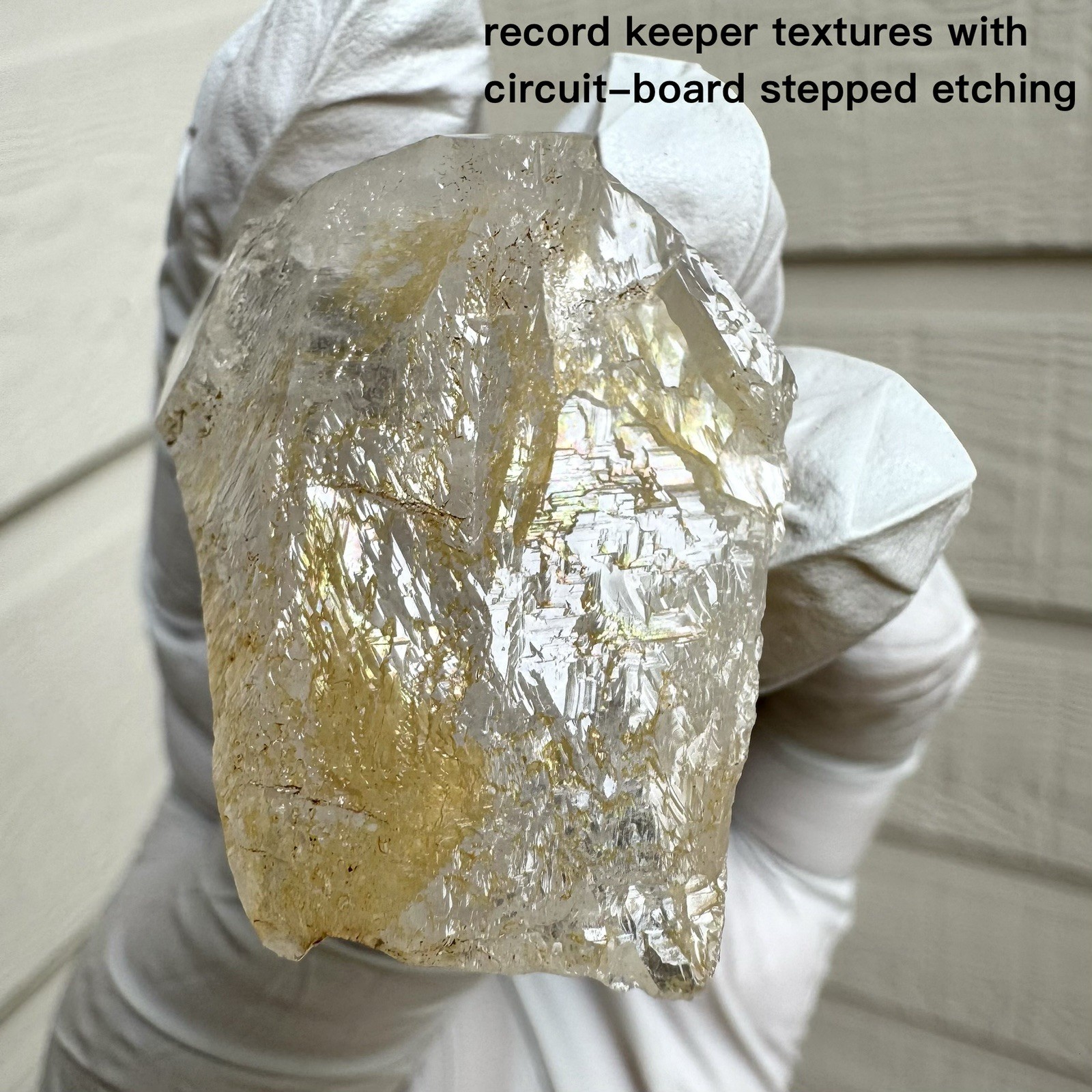 “Golden Triangle”Ganesh Himalayan Nepal Quartz Nirvana Record Keeper Crystal