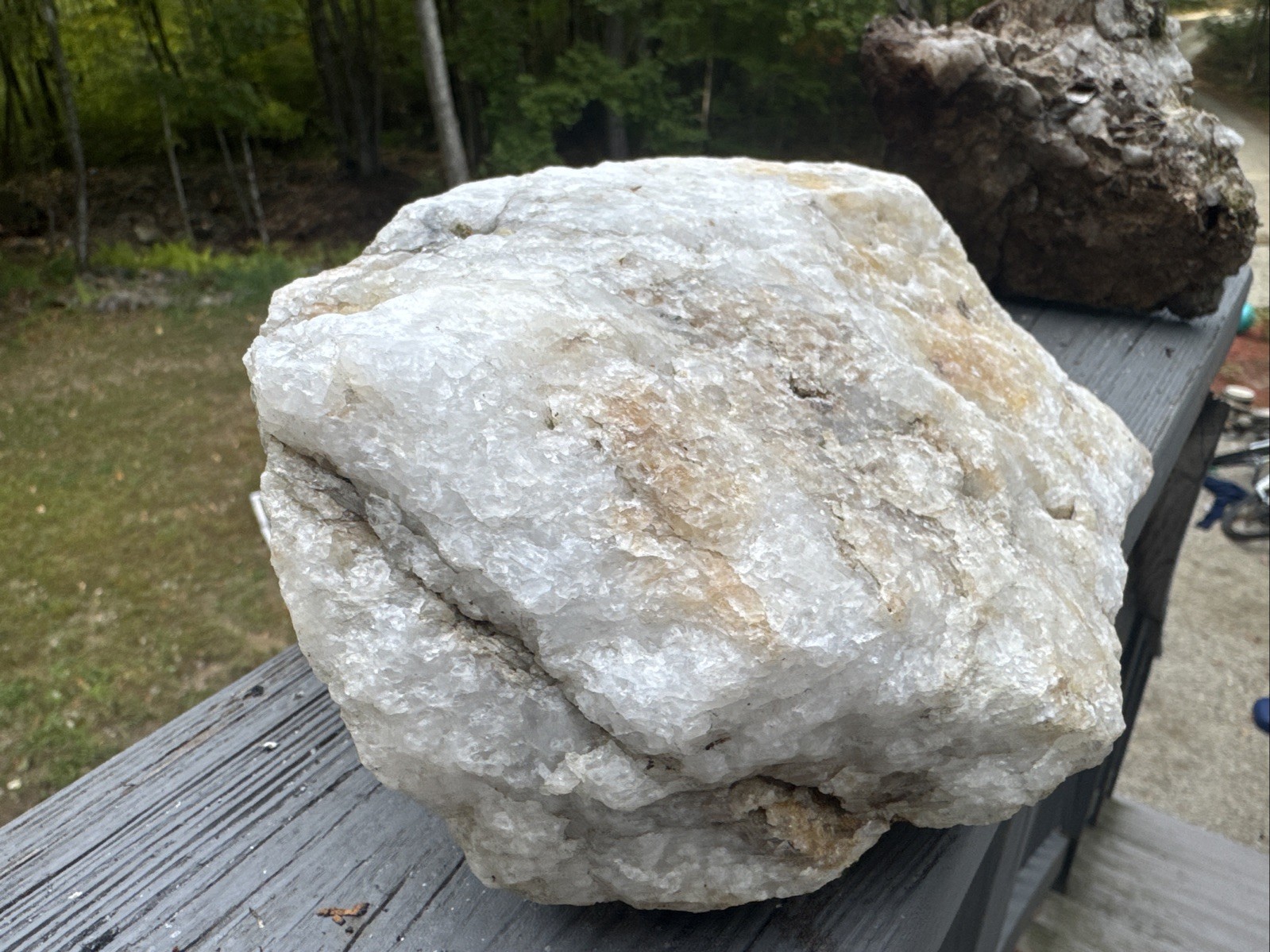 Milky White Quartz, Beautiful Rock Found Near Lakes Region Of New Hampshire 10LB