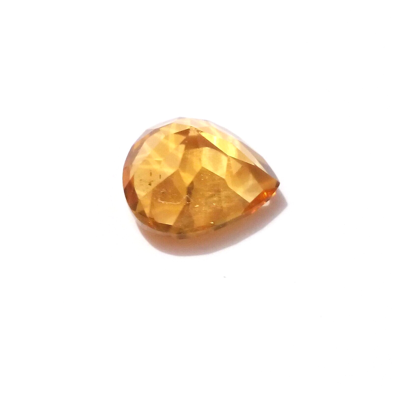 Pear Shape AAA+ Quality Golden Citrine Topaz 2.10 Crt Faceted Loose Gemstone