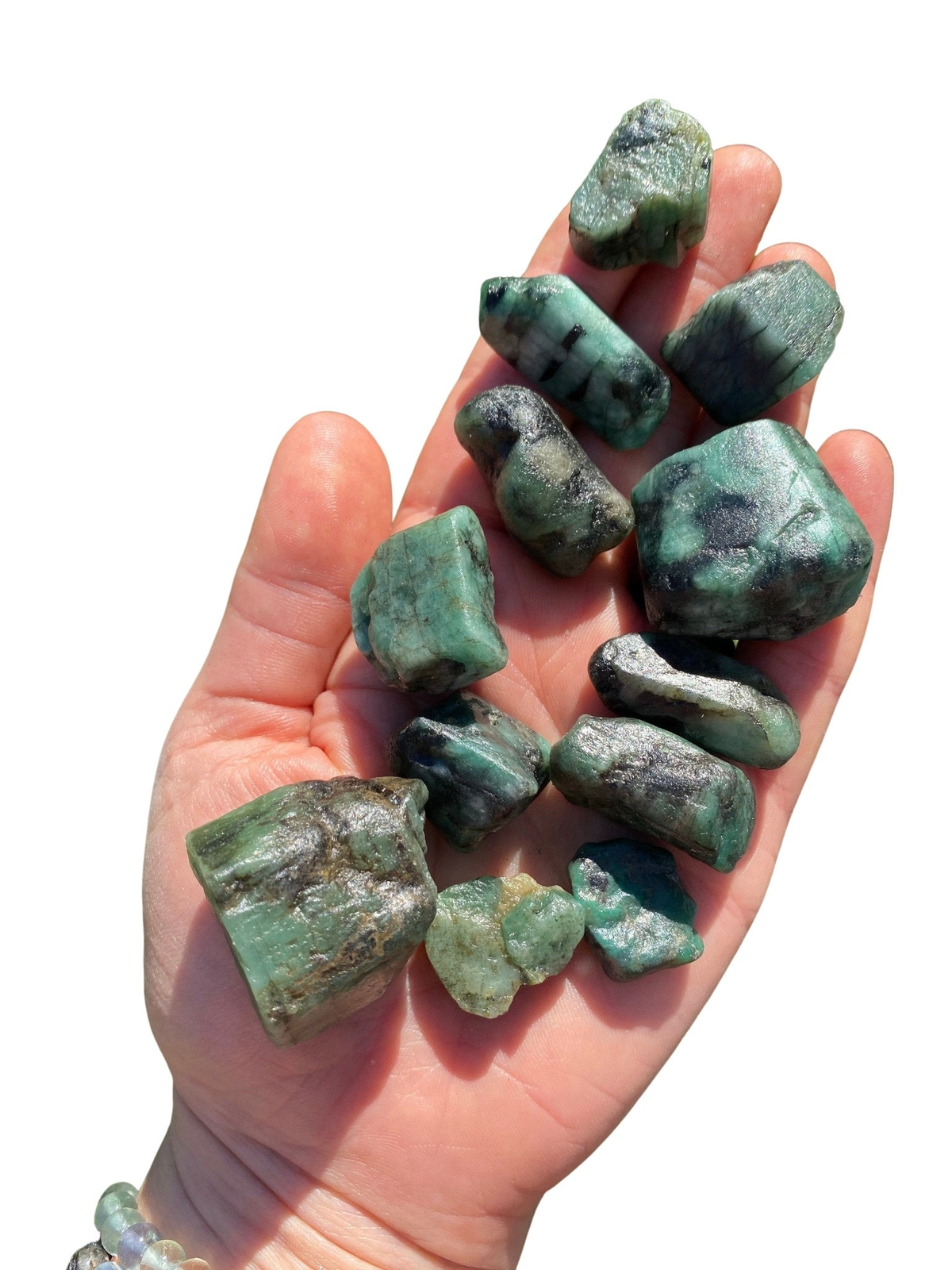Raw Emerald Stone (Grade A) Natural Rough Emerald from Brazil, Emerald Gemstone