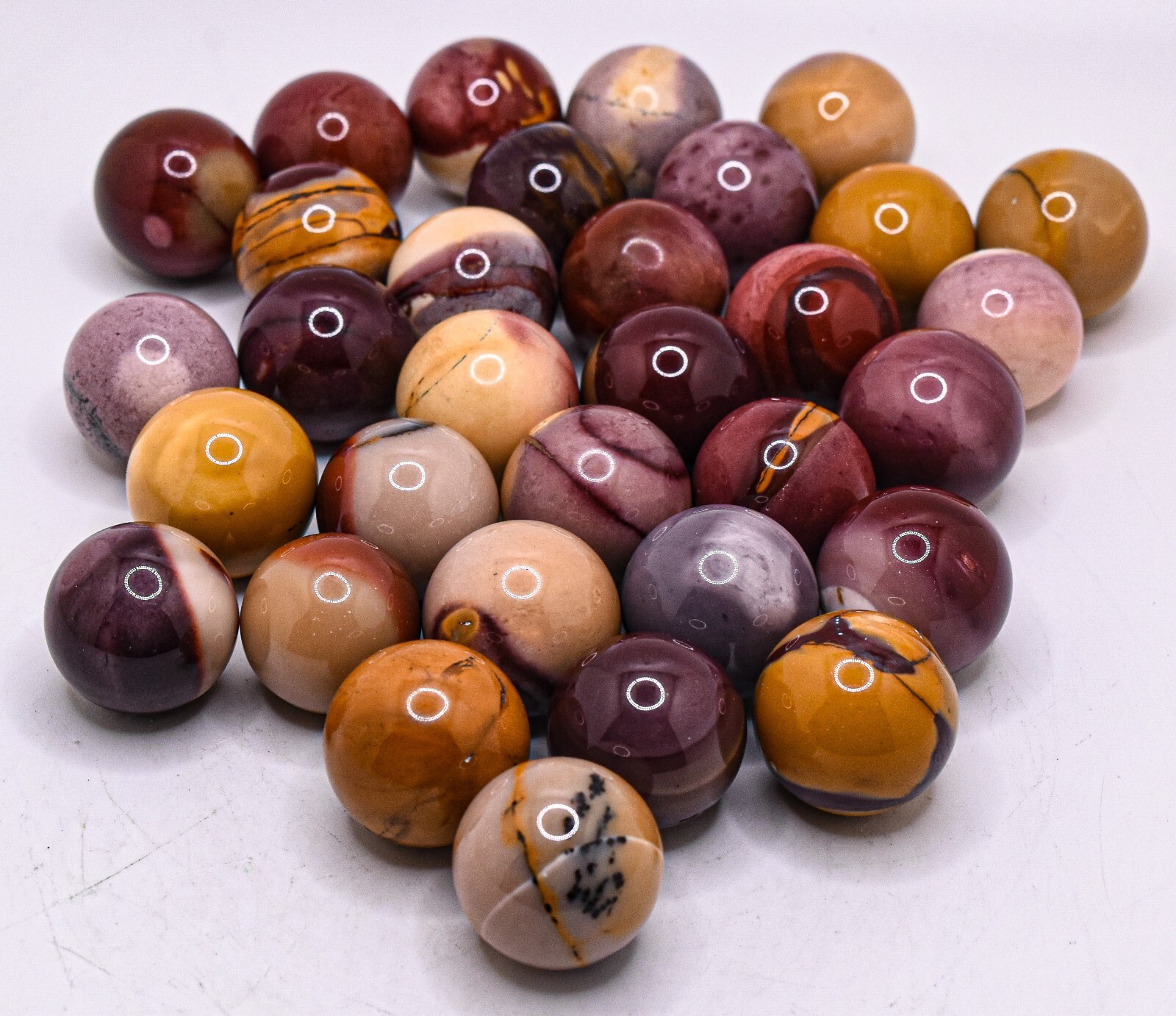 20mm Mookaite Jasper Sphere Polished Multicolor Crystal Mineral – Australia 1PC