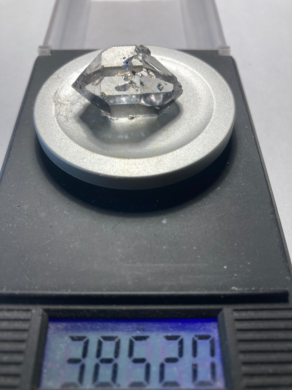 Herkimer NY AA + Diamond NEW TREASURE BOX 26mm x 17mm, 38.52 ct sec A3