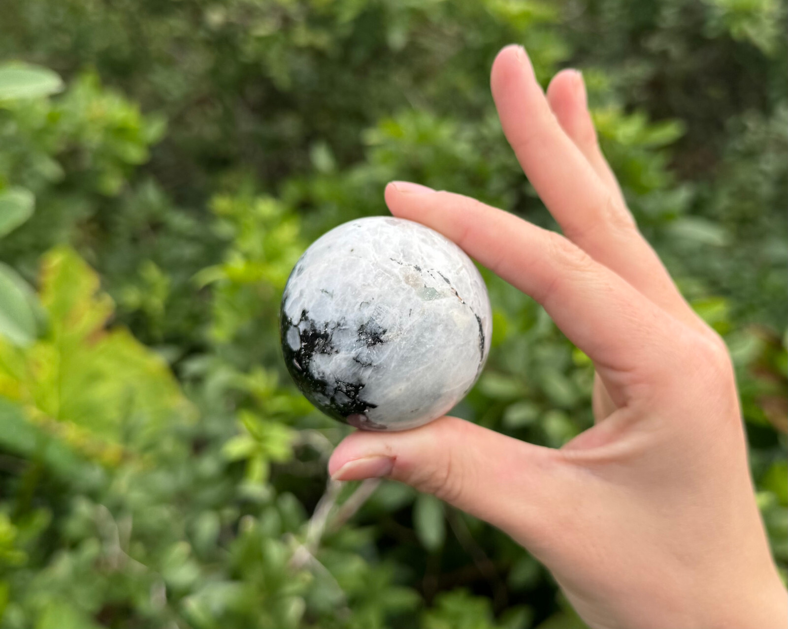 Rainbow Moonstone Crystal Sphere LARGE 1.5 – 2″ Sphere + Stand, Moonstone Sphere